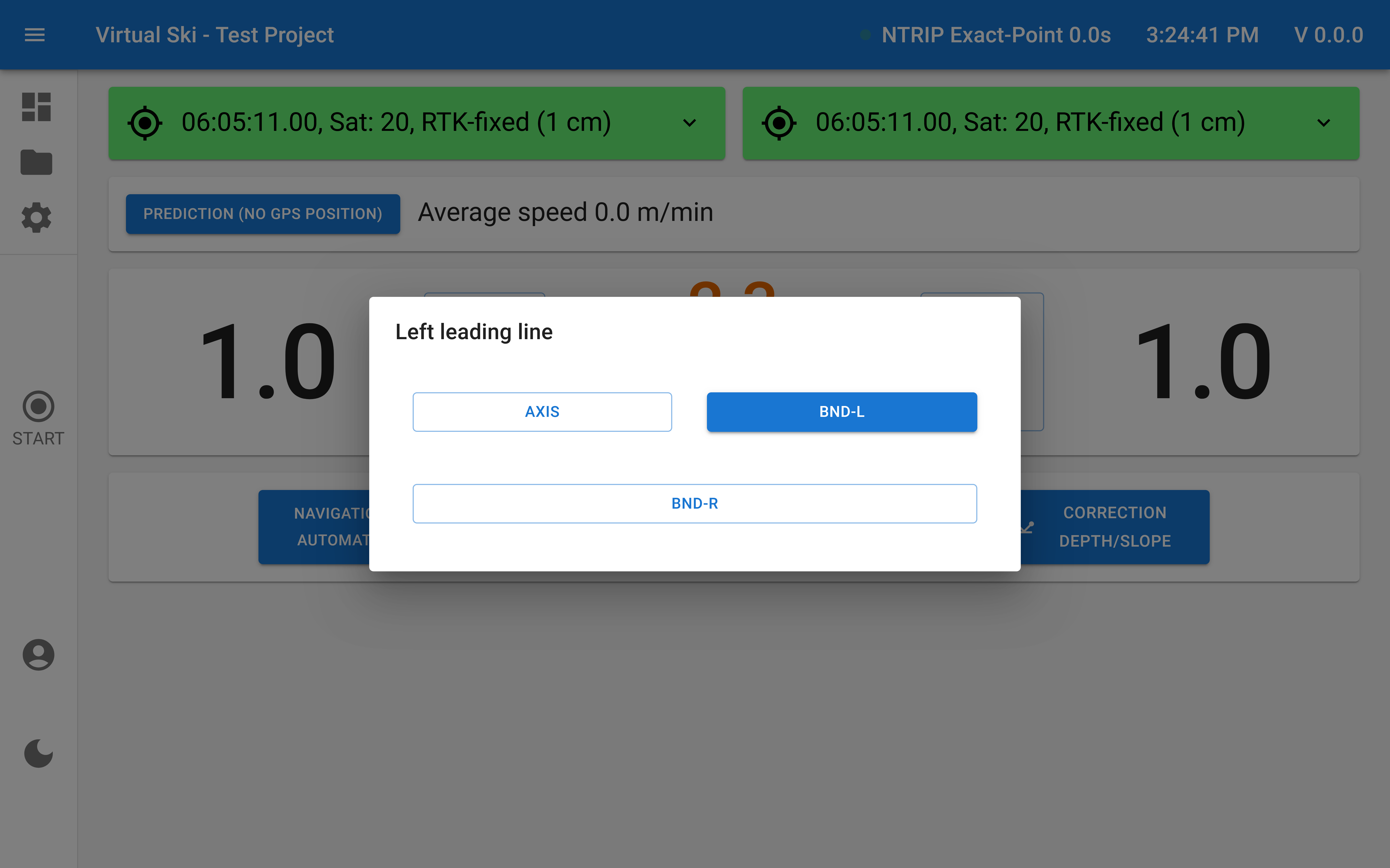 Virtual SKI choose alignment